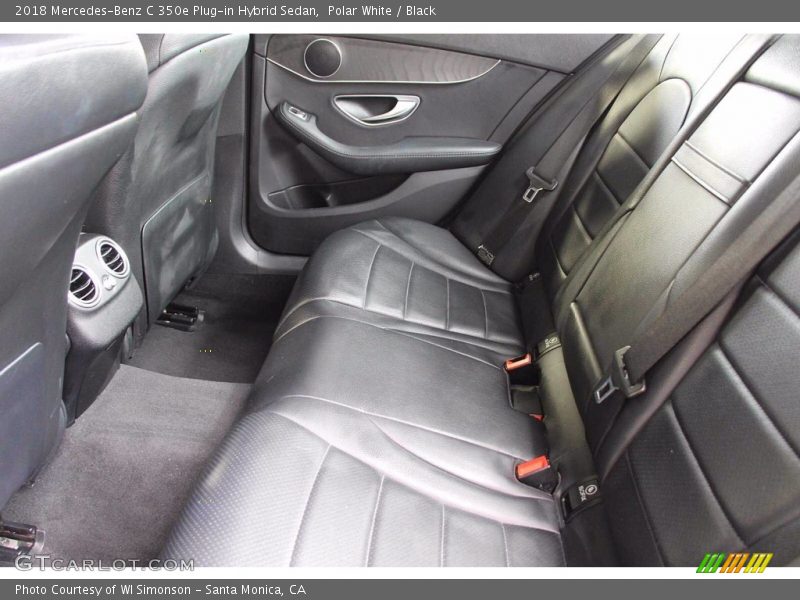 Polar White / Black 2018 Mercedes-Benz C 350e Plug-in Hybrid Sedan