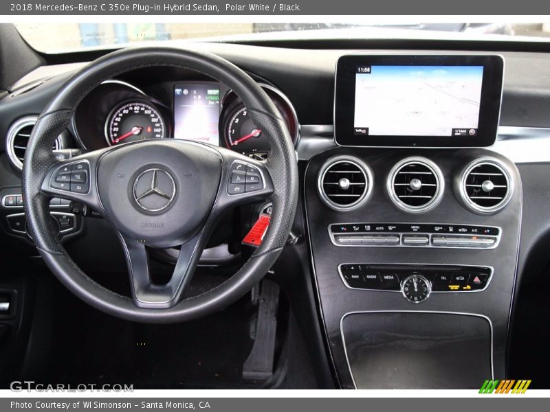 Polar White / Black 2018 Mercedes-Benz C 350e Plug-in Hybrid Sedan