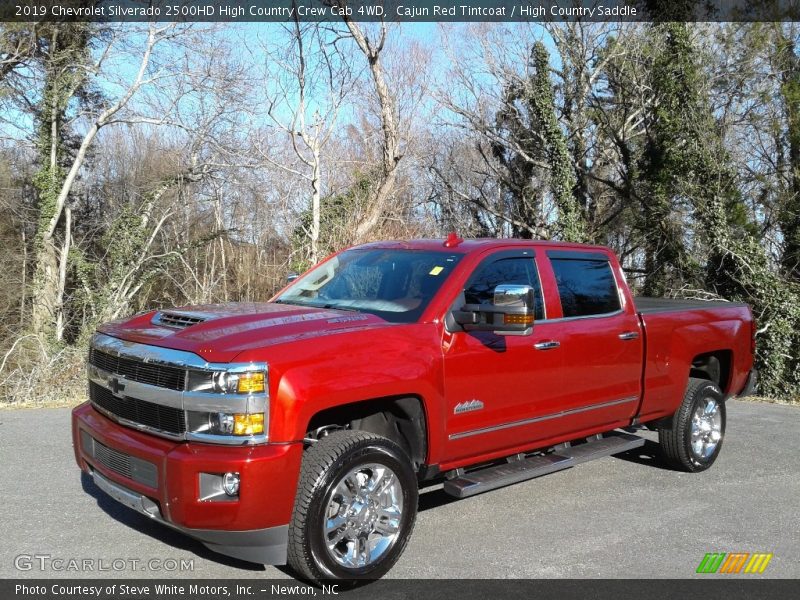 Cajun Red Tintcoat / High Country Saddle 2019 Chevrolet Silverado 2500HD High Country Crew Cab 4WD