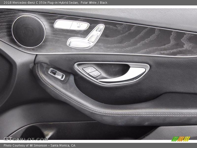 Polar White / Black 2018 Mercedes-Benz C 350e Plug-in Hybrid Sedan