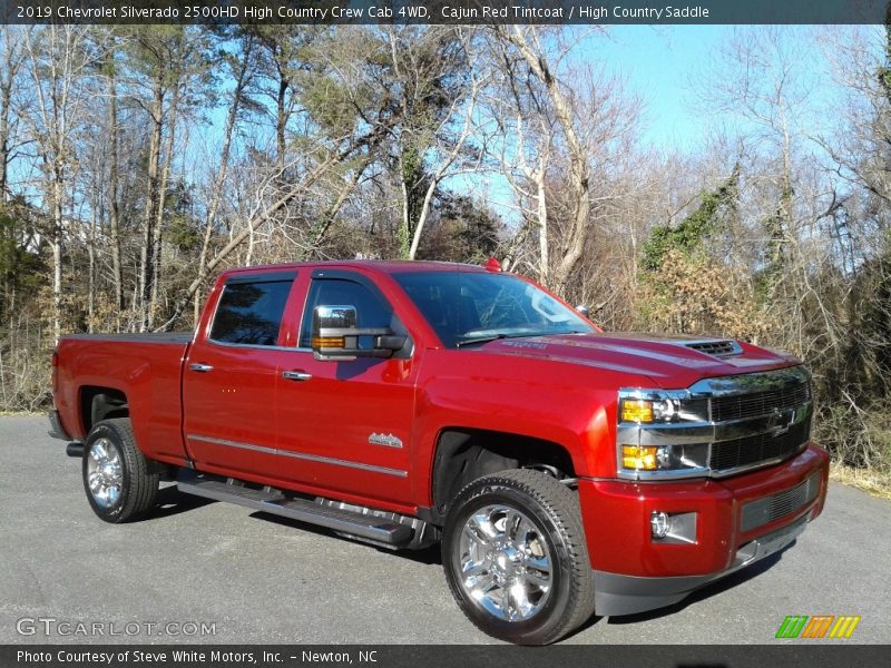 Cajun Red Tintcoat / High Country Saddle 2019 Chevrolet Silverado 2500HD High Country Crew Cab 4WD