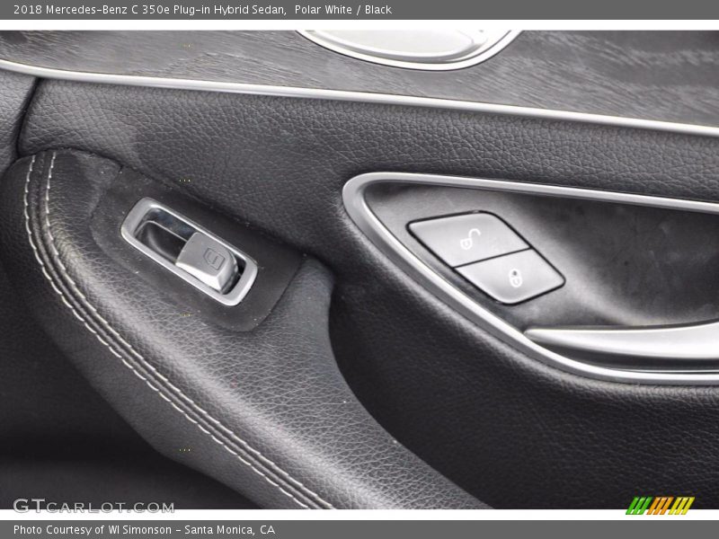 Polar White / Black 2018 Mercedes-Benz C 350e Plug-in Hybrid Sedan