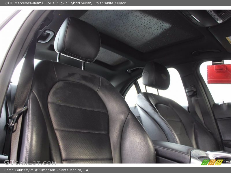 Polar White / Black 2018 Mercedes-Benz C 350e Plug-in Hybrid Sedan