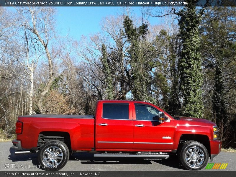 Cajun Red Tintcoat / High Country Saddle 2019 Chevrolet Silverado 2500HD High Country Crew Cab 4WD