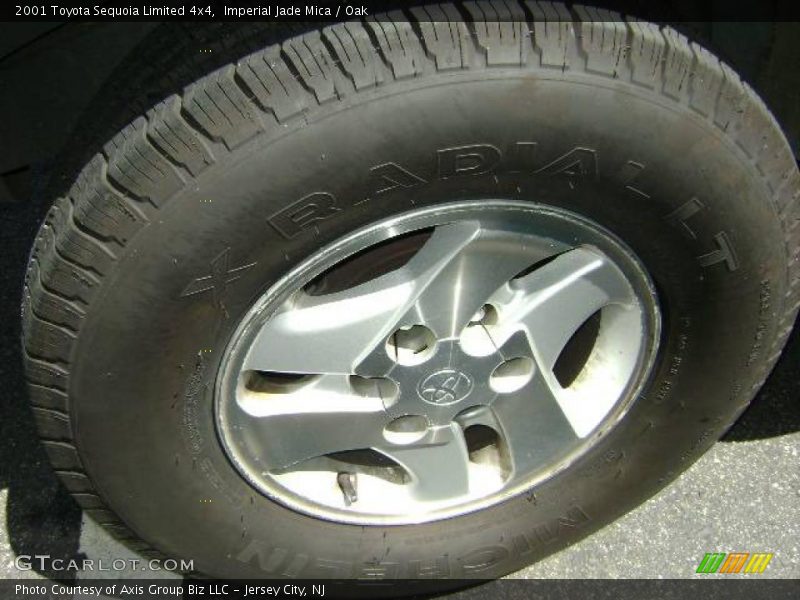 Imperial Jade Mica / Oak 2001 Toyota Sequoia Limited 4x4