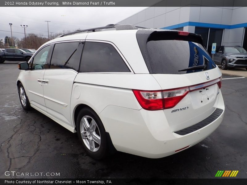 White Diamond Pearl / Truffle 2012 Honda Odyssey Touring