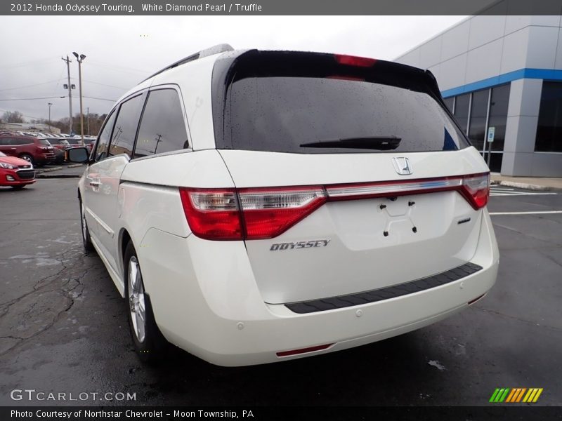 White Diamond Pearl / Truffle 2012 Honda Odyssey Touring