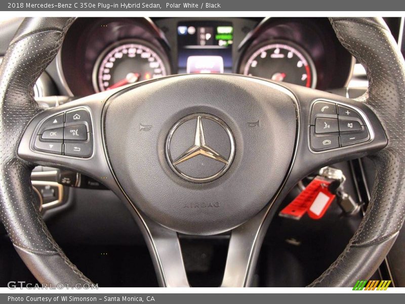 Polar White / Black 2018 Mercedes-Benz C 350e Plug-in Hybrid Sedan