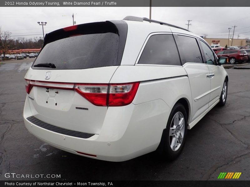 White Diamond Pearl / Truffle 2012 Honda Odyssey Touring