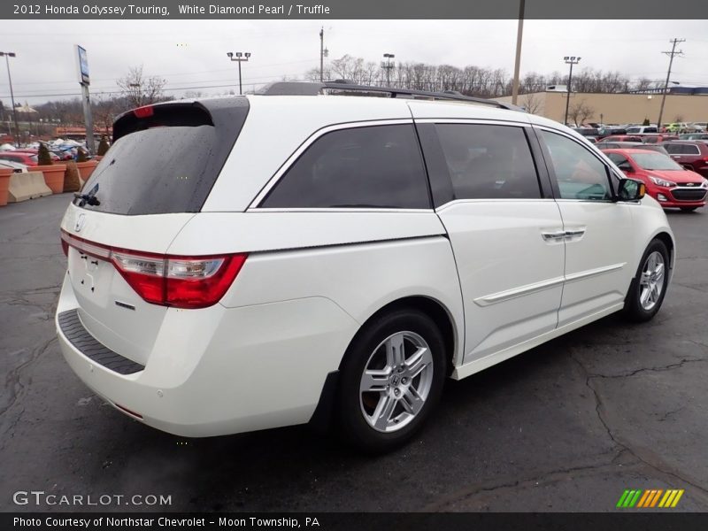 White Diamond Pearl / Truffle 2012 Honda Odyssey Touring