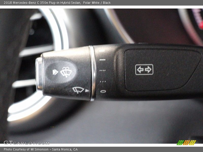 Polar White / Black 2018 Mercedes-Benz C 350e Plug-in Hybrid Sedan