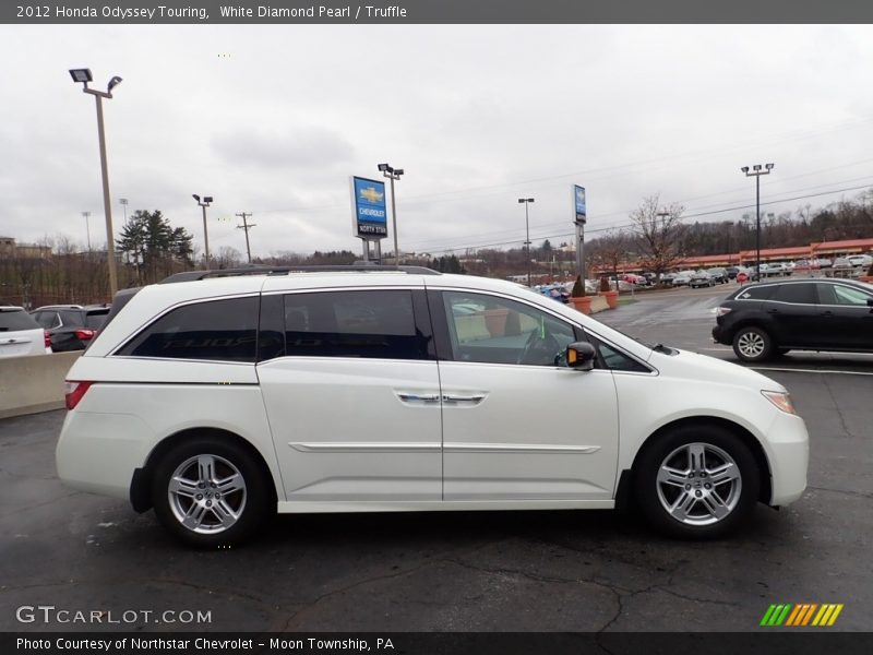 White Diamond Pearl / Truffle 2012 Honda Odyssey Touring