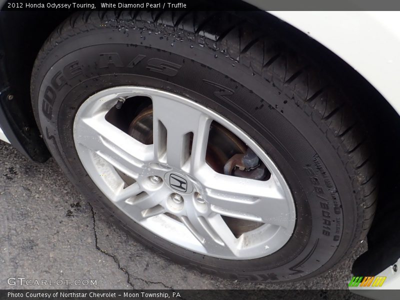 White Diamond Pearl / Truffle 2012 Honda Odyssey Touring