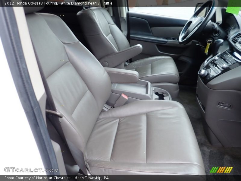 White Diamond Pearl / Truffle 2012 Honda Odyssey Touring