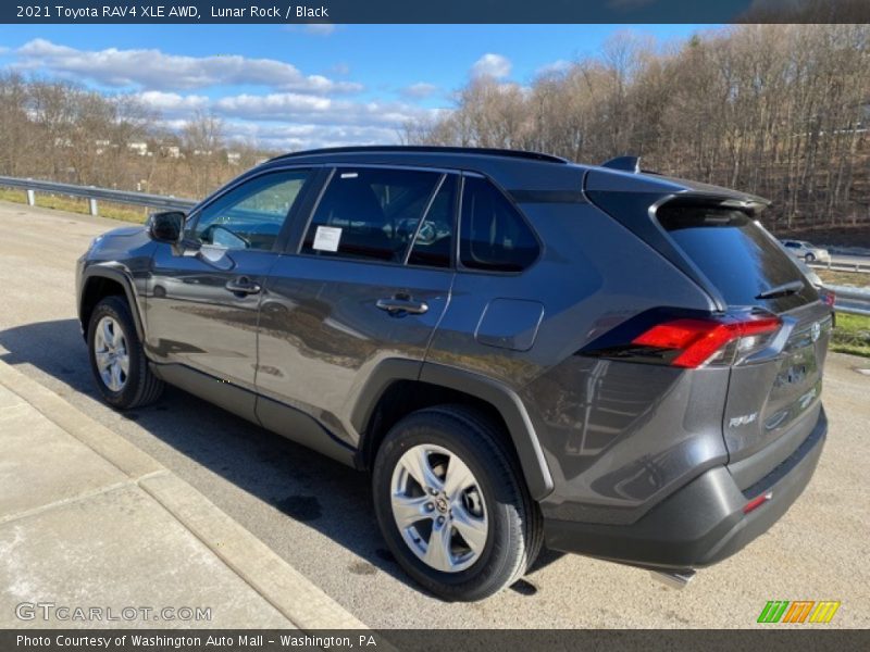 Lunar Rock / Black 2021 Toyota RAV4 XLE AWD