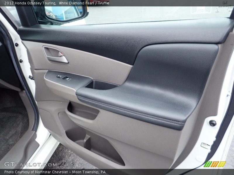 White Diamond Pearl / Truffle 2012 Honda Odyssey Touring