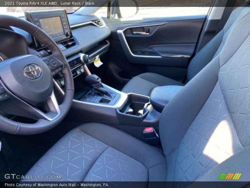 Lunar Rock / Black 2021 Toyota RAV4 XLE AWD