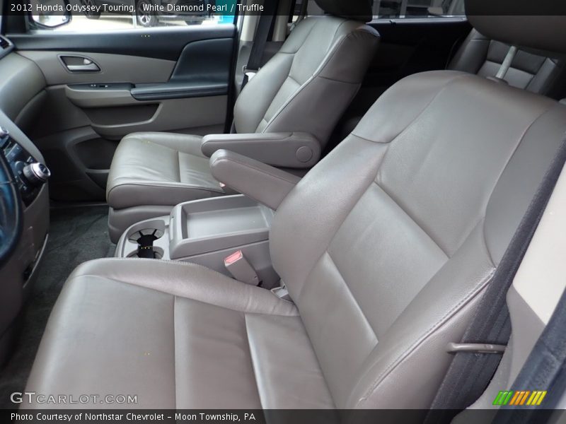 White Diamond Pearl / Truffle 2012 Honda Odyssey Touring