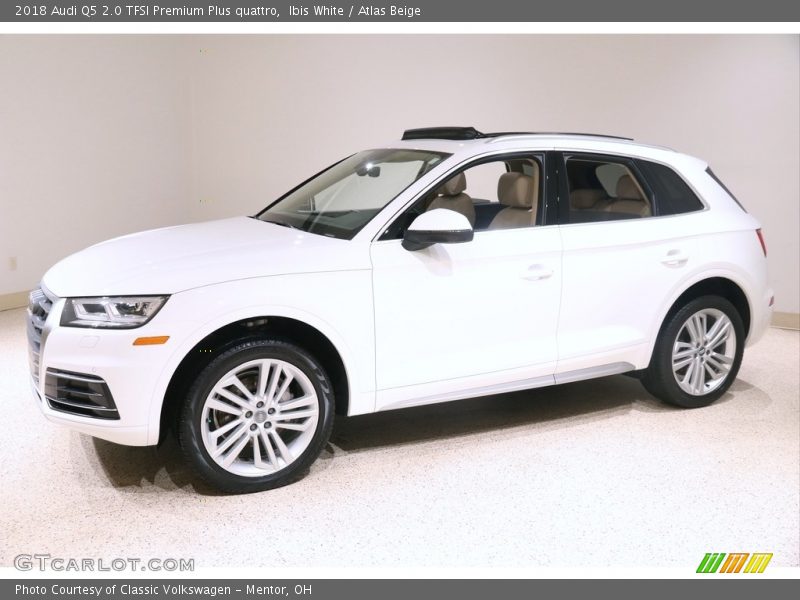 Ibis White / Atlas Beige 2018 Audi Q5 2.0 TFSI Premium Plus quattro