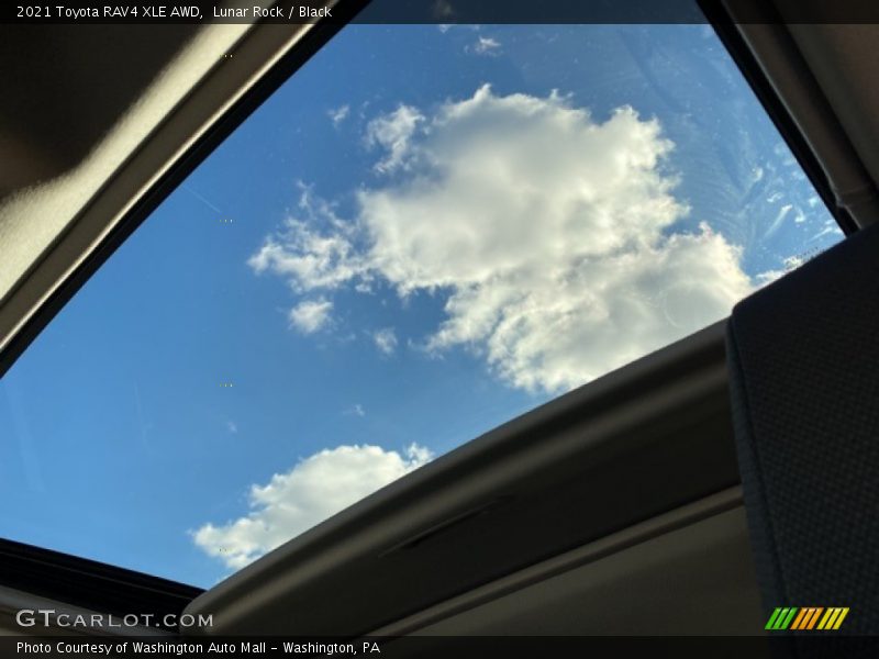 Lunar Rock / Black 2021 Toyota RAV4 XLE AWD