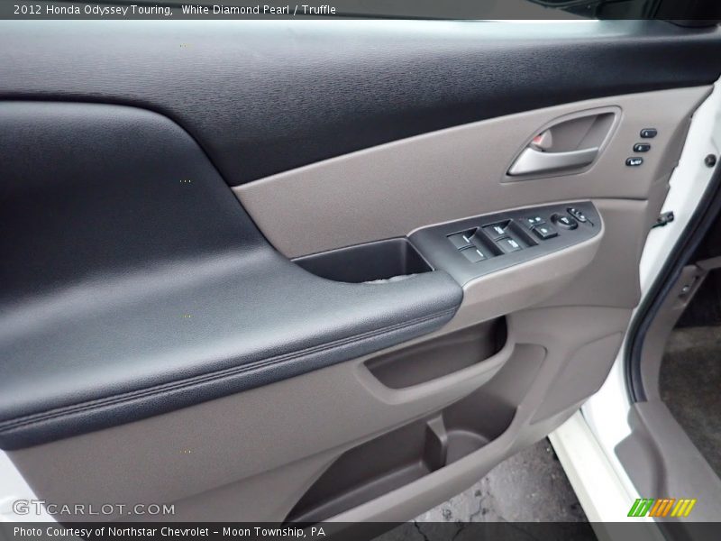 White Diamond Pearl / Truffle 2012 Honda Odyssey Touring