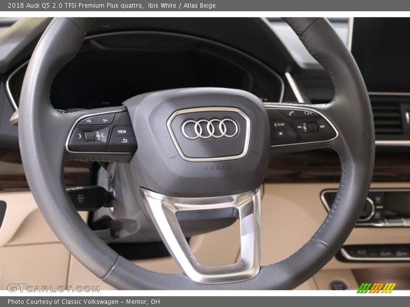 Ibis White / Atlas Beige 2018 Audi Q5 2.0 TFSI Premium Plus quattro