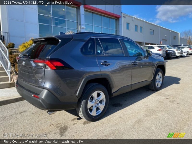 Lunar Rock / Black 2021 Toyota RAV4 XLE AWD