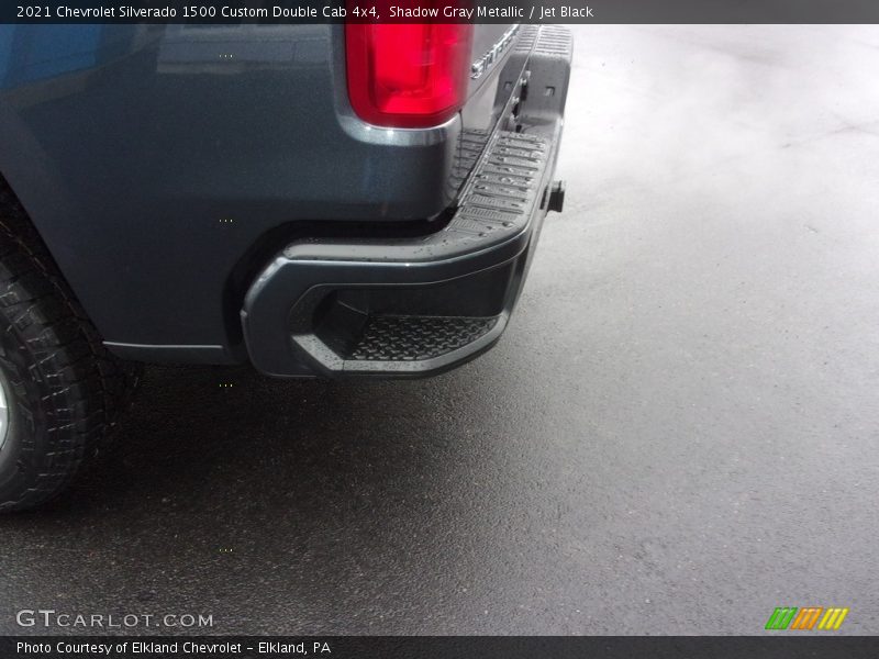 Shadow Gray Metallic / Jet Black 2021 Chevrolet Silverado 1500 Custom Double Cab 4x4