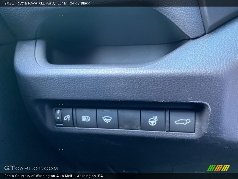 Lunar Rock / Black 2021 Toyota RAV4 XLE AWD
