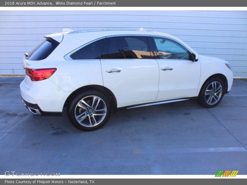 White Diamond Pearl / Parchment 2018 Acura MDX Advance