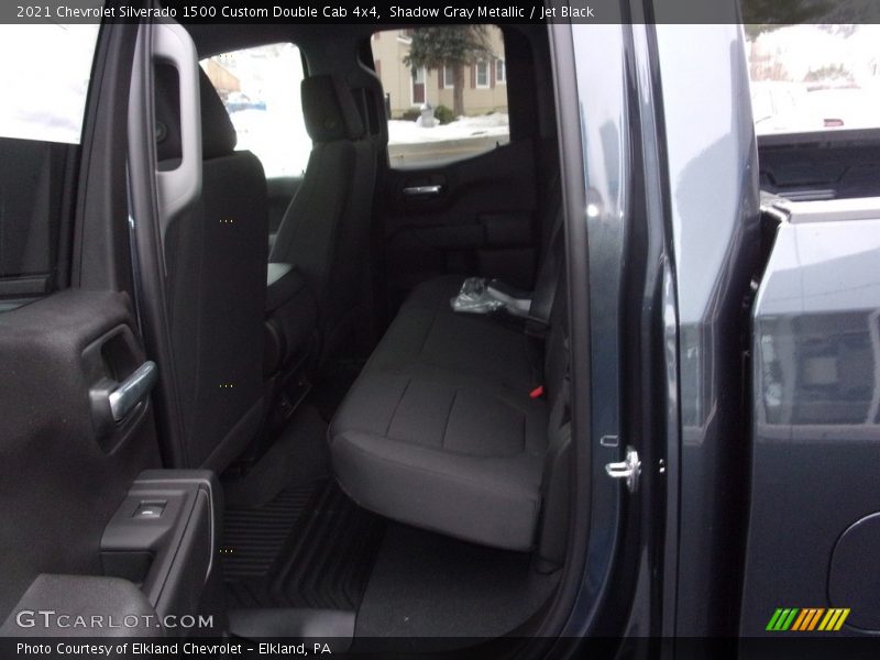 Shadow Gray Metallic / Jet Black 2021 Chevrolet Silverado 1500 Custom Double Cab 4x4