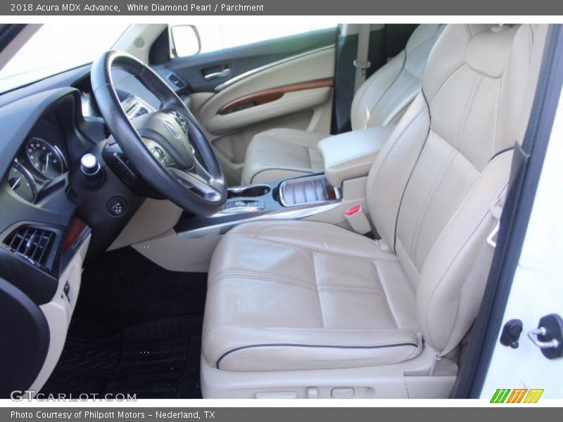 White Diamond Pearl / Parchment 2018 Acura MDX Advance