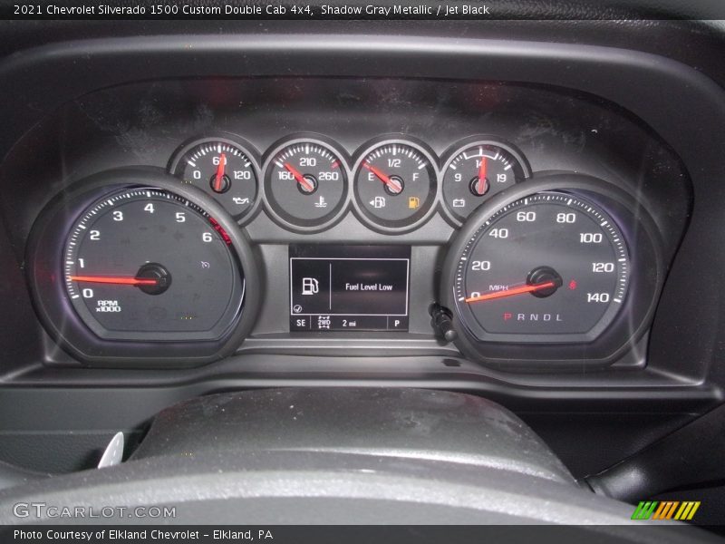  2021 Silverado 1500 Custom Double Cab 4x4 Custom Double Cab 4x4 Gauges