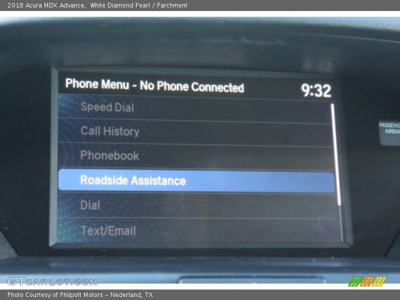 White Diamond Pearl / Parchment 2018 Acura MDX Advance