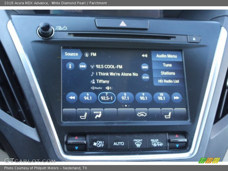 White Diamond Pearl / Parchment 2018 Acura MDX Advance