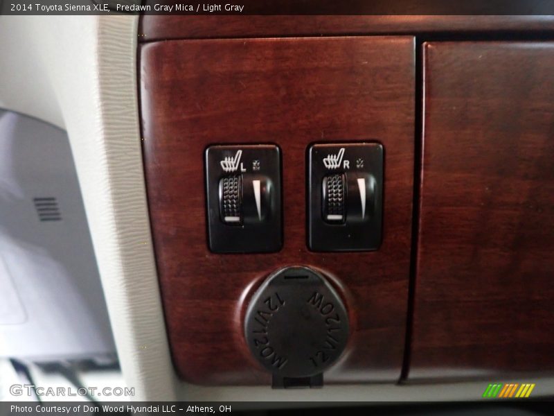 Predawn Gray Mica / Light Gray 2014 Toyota Sienna XLE