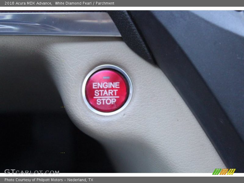 White Diamond Pearl / Parchment 2018 Acura MDX Advance