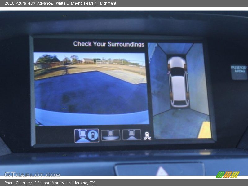 White Diamond Pearl / Parchment 2018 Acura MDX Advance