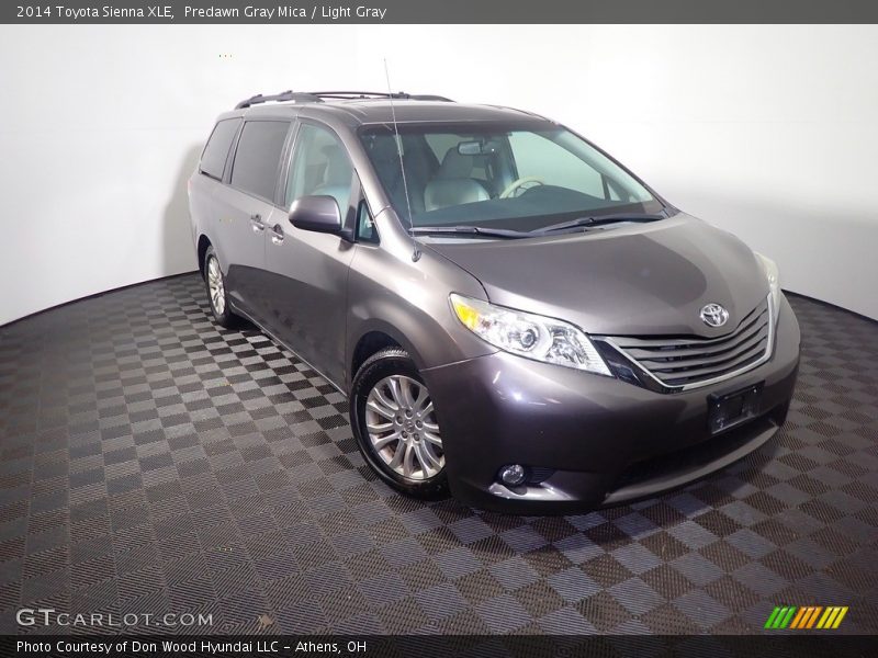 Predawn Gray Mica / Light Gray 2014 Toyota Sienna XLE