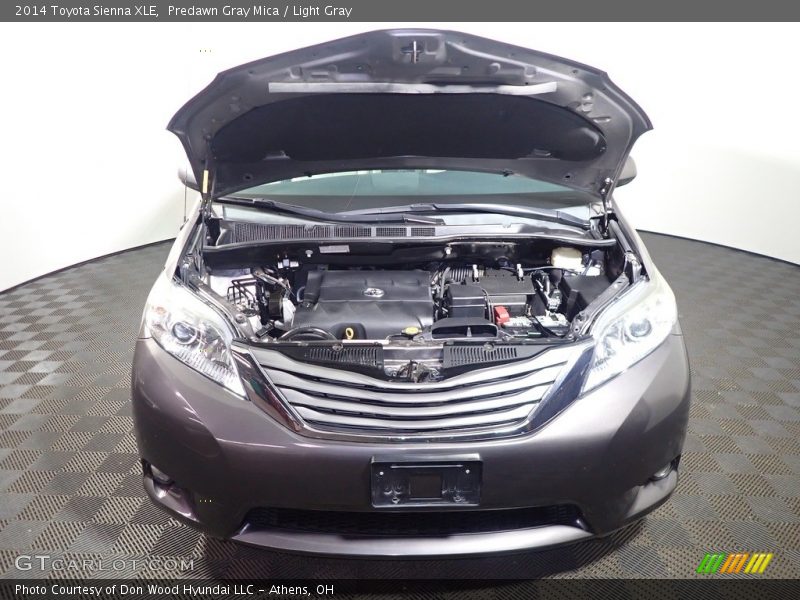 Predawn Gray Mica / Light Gray 2014 Toyota Sienna XLE