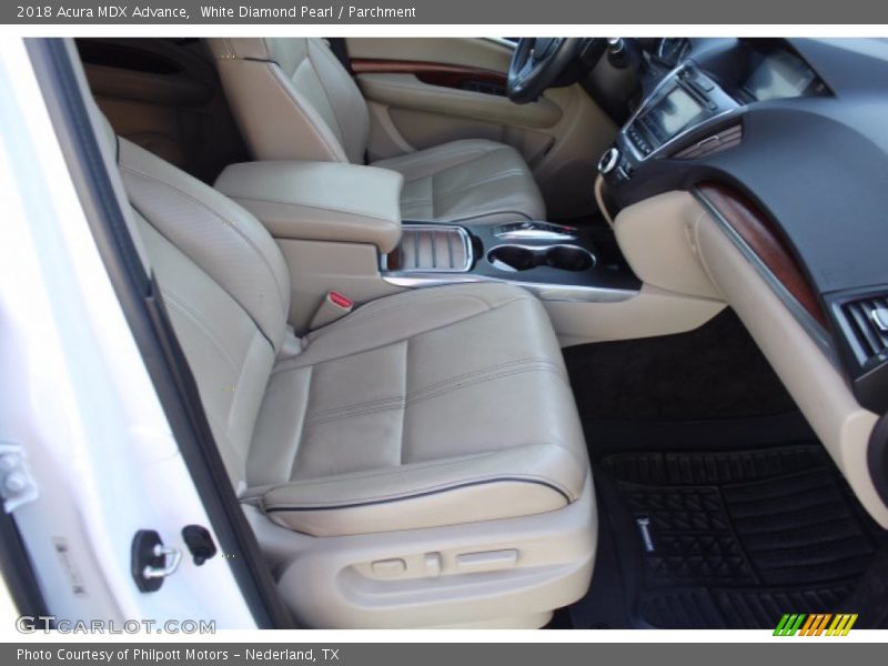 White Diamond Pearl / Parchment 2018 Acura MDX Advance