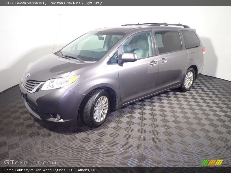 Predawn Gray Mica / Light Gray 2014 Toyota Sienna XLE