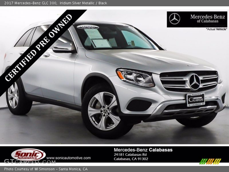 Iridium Silver Metallic / Black 2017 Mercedes-Benz GLC 300