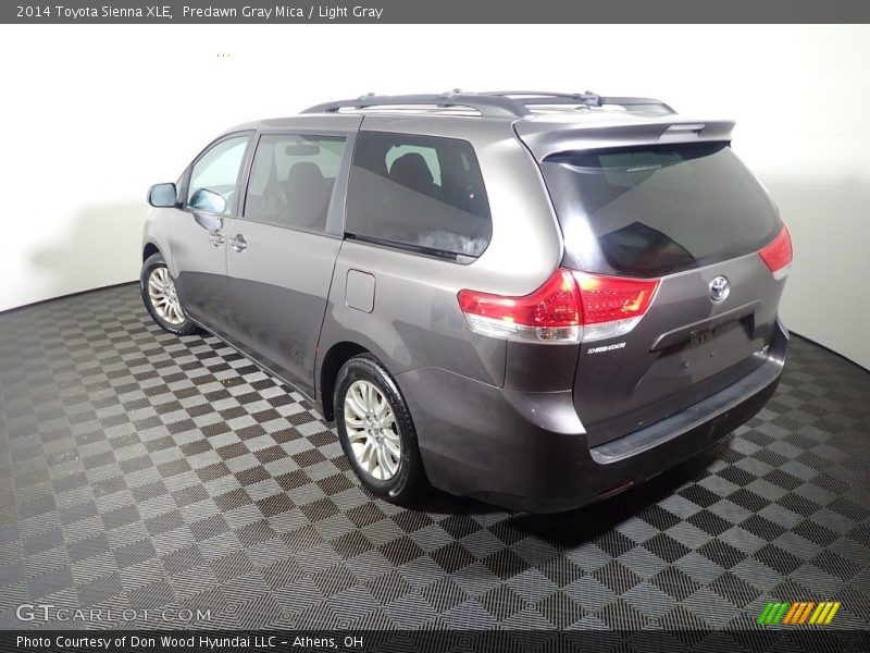 Predawn Gray Mica / Light Gray 2014 Toyota Sienna XLE