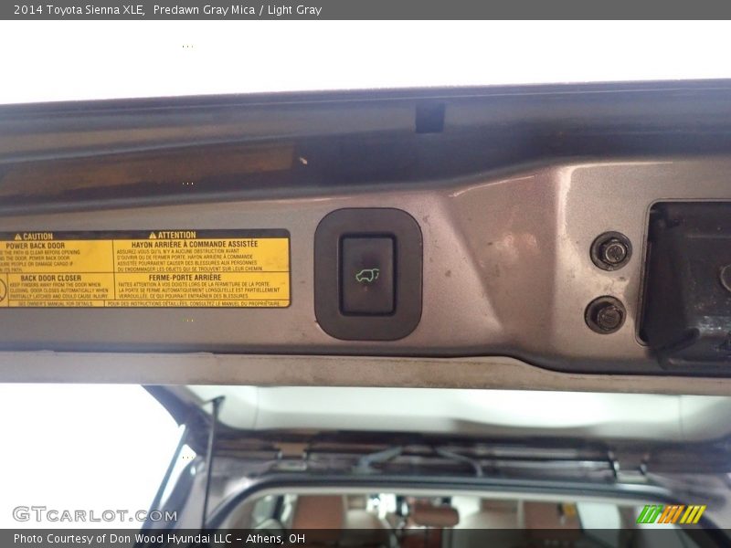 Predawn Gray Mica / Light Gray 2014 Toyota Sienna XLE