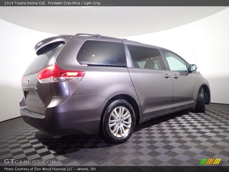 Predawn Gray Mica / Light Gray 2014 Toyota Sienna XLE