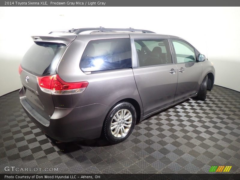 Predawn Gray Mica / Light Gray 2014 Toyota Sienna XLE