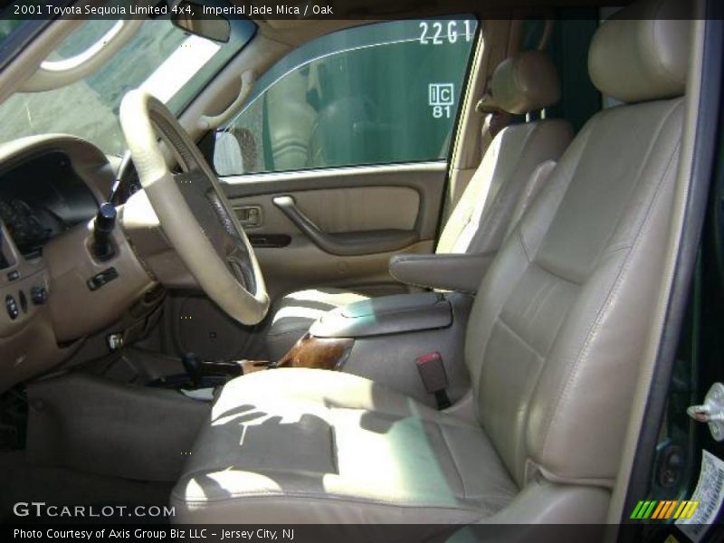 Imperial Jade Mica / Oak 2001 Toyota Sequoia Limited 4x4