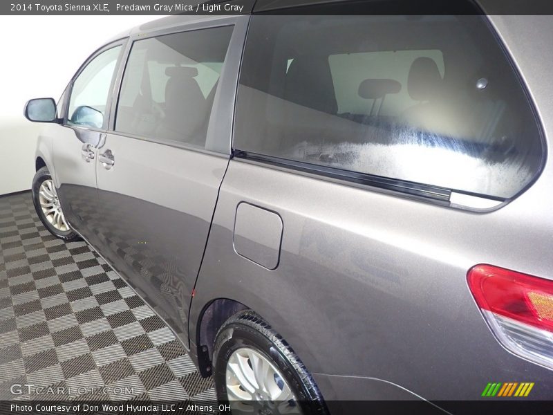 Predawn Gray Mica / Light Gray 2014 Toyota Sienna XLE