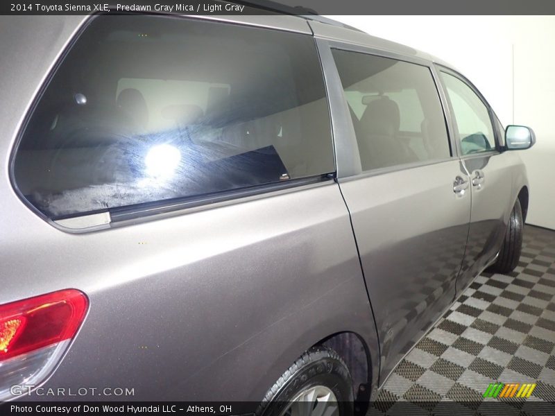 Predawn Gray Mica / Light Gray 2014 Toyota Sienna XLE